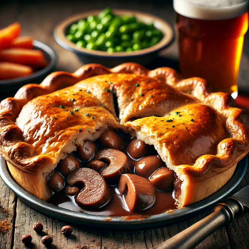 Rognons de veau en tourte (Steak and Kidney Pie)