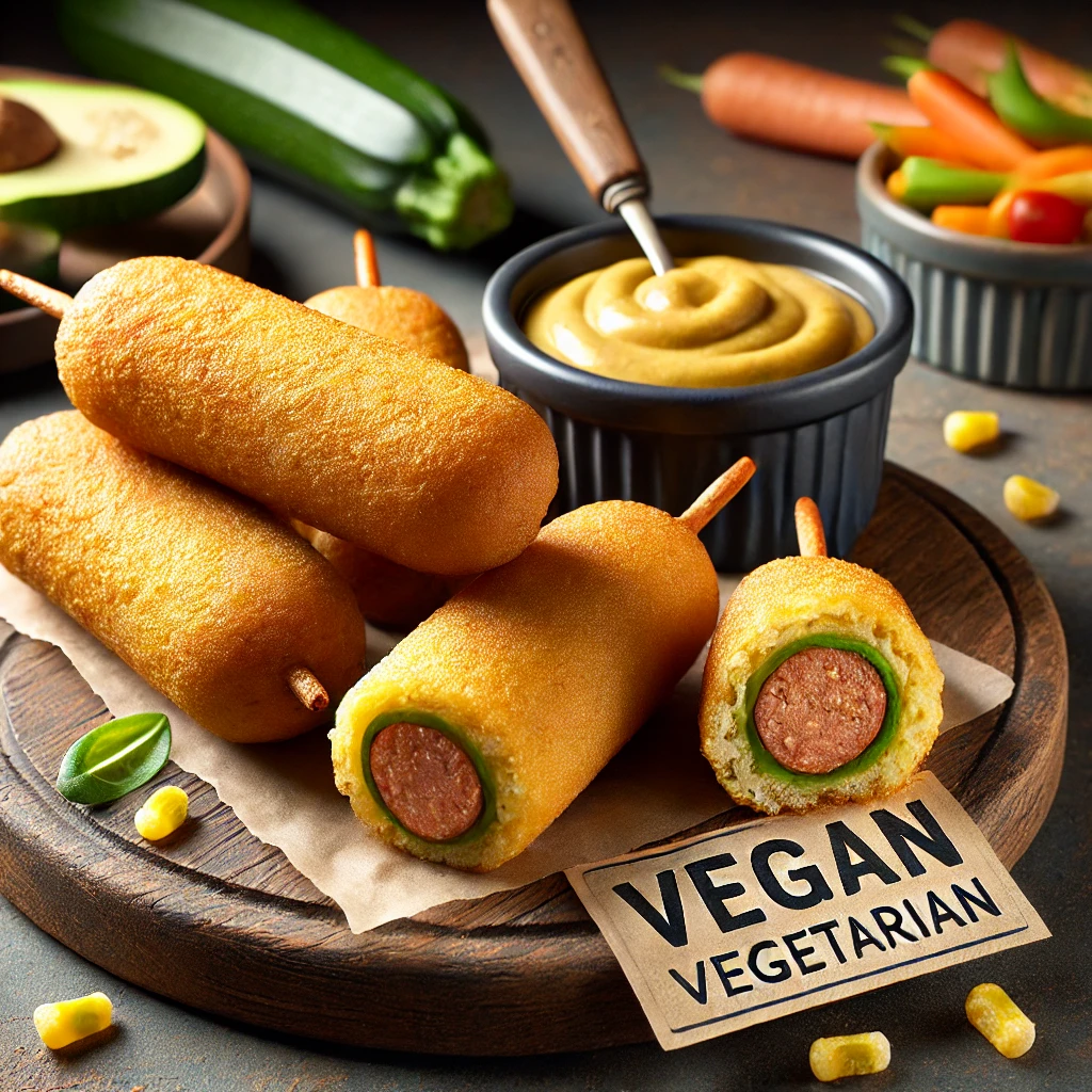 Corn Dogs Végétariens et Vegan