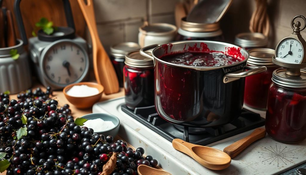 Techniques confiture cassis