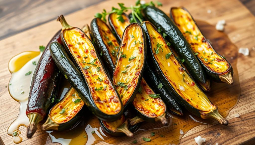 aubergine et courgette au four