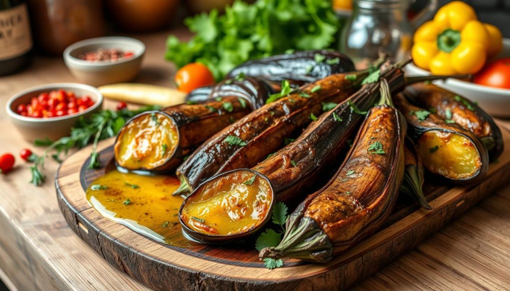 aubergine rotie au four