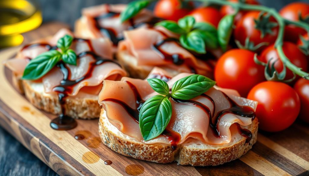 bruschetta jambon cru