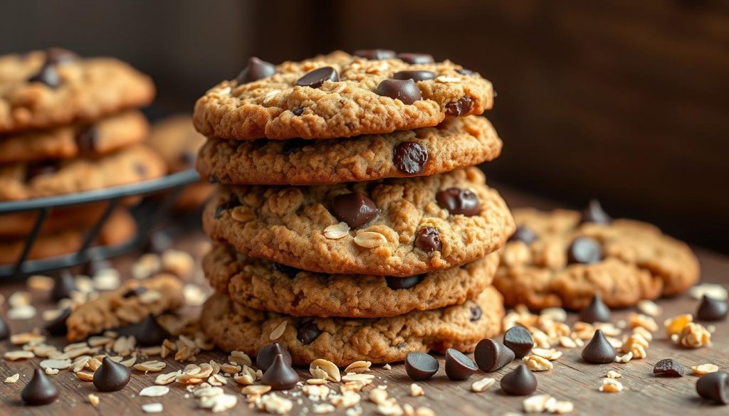 cookies flocons d'avoine chocolat