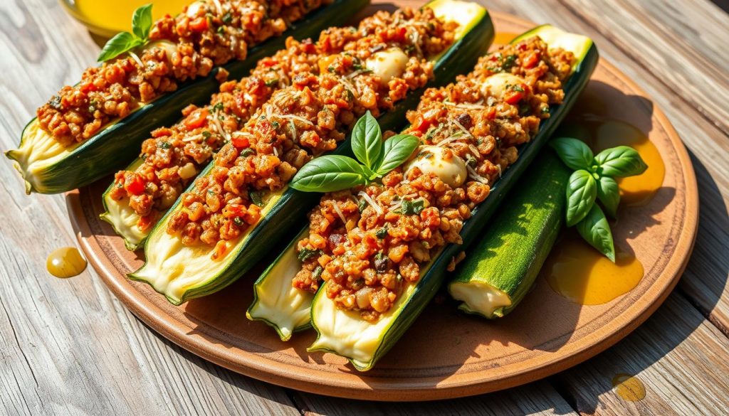 courgettes farcies à l'italienne