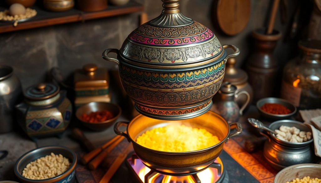 couscoussier pour couscous marocain traditionnel