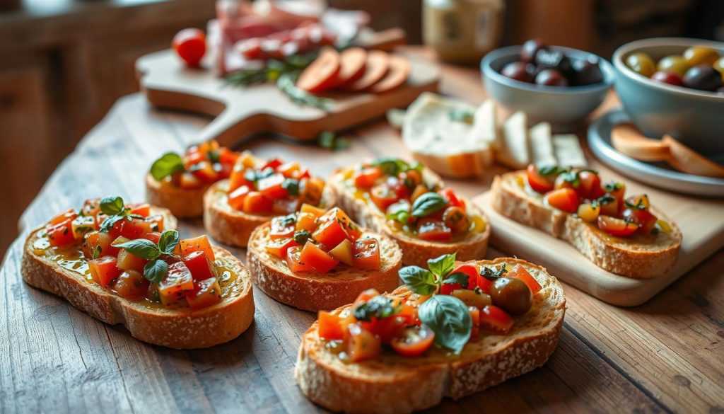 cuisson bruschetta