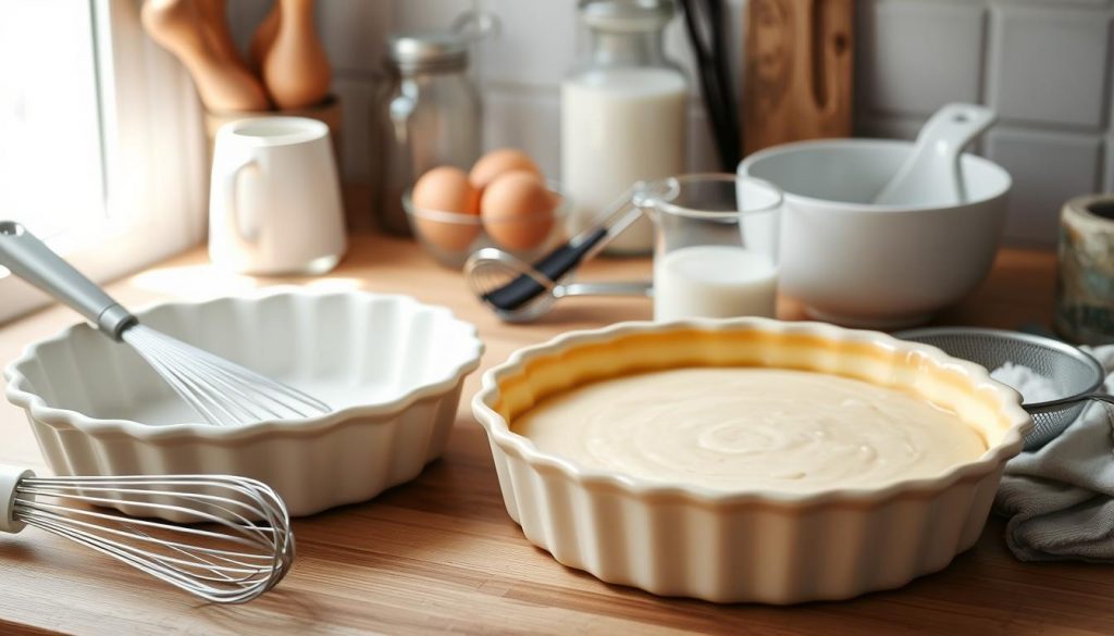 équipements flan pâtissier