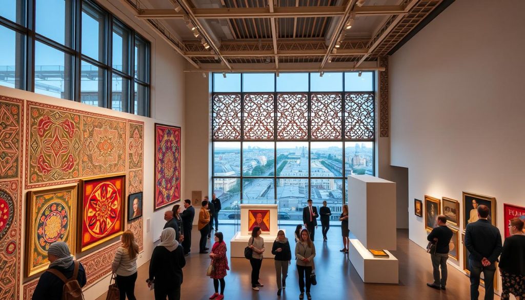 exposition à l'Institut du monde arabe