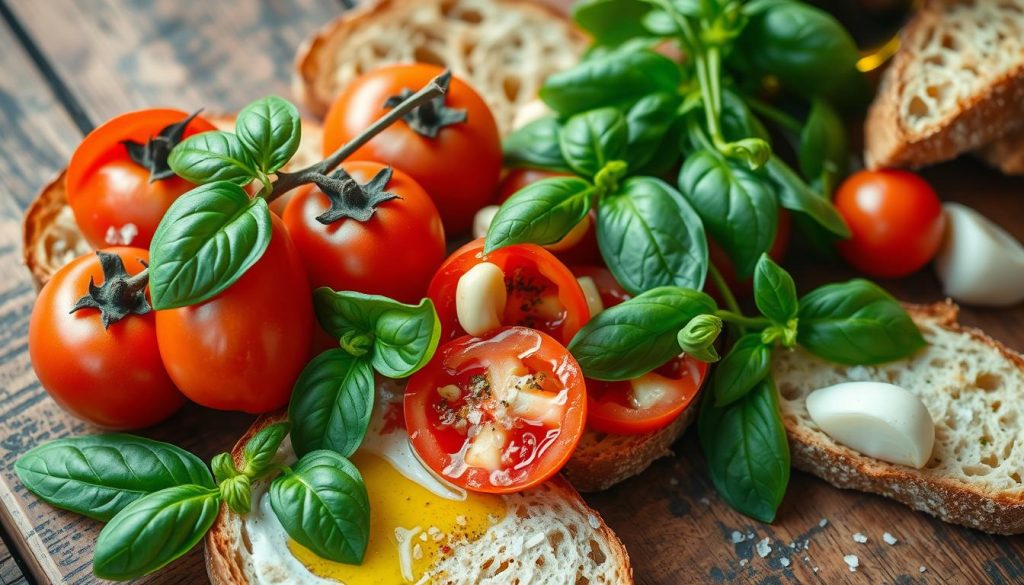 ingrédients bruschetta