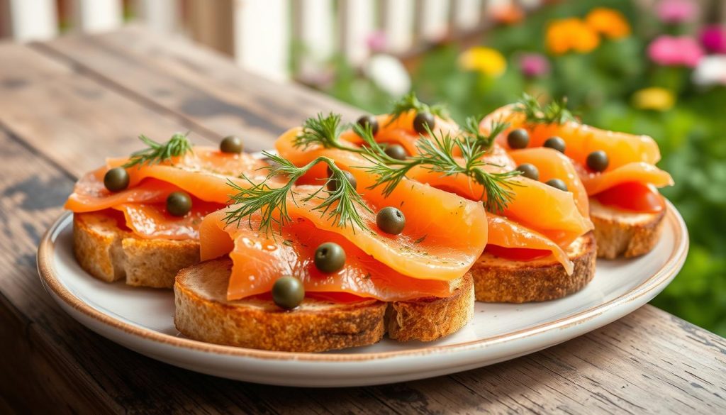 recette bruschetta saumon