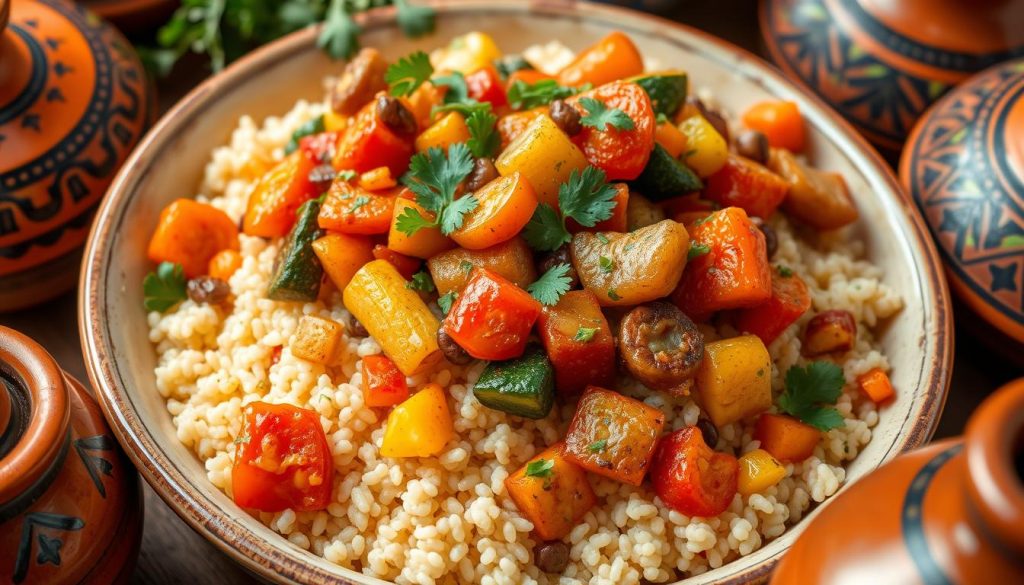 recette couscous végétarien marocain