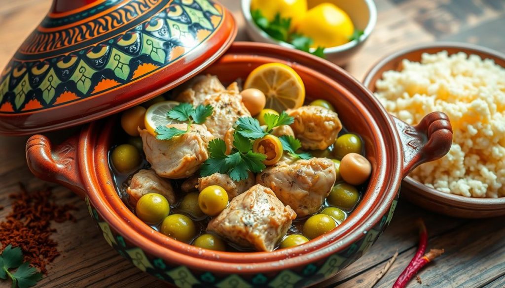 tajine poulet citron