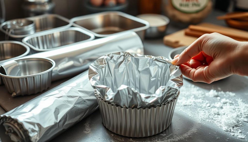 technique papier aluminium moule