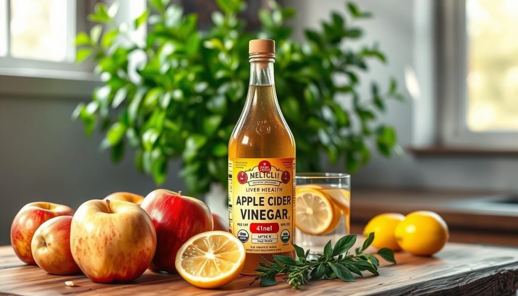 vinaigre de cidre foie