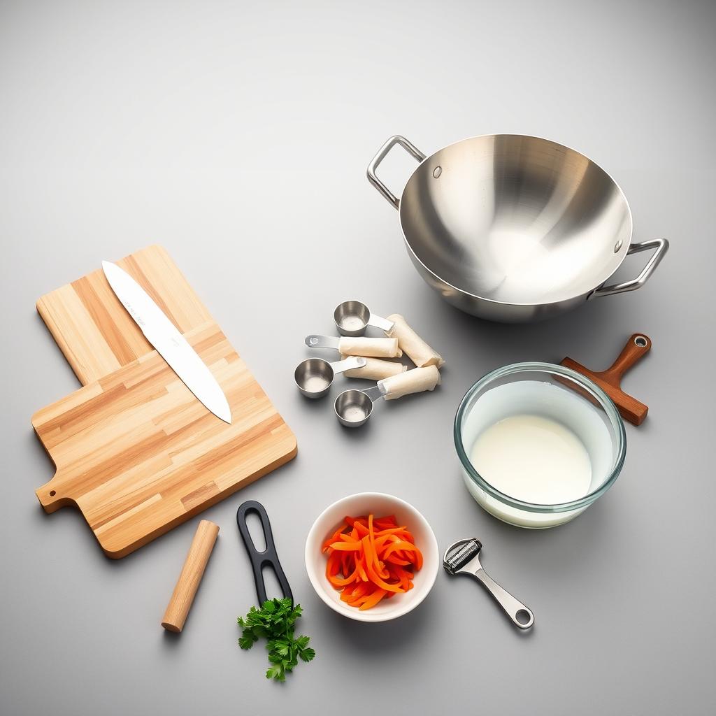 kitchen equipment for Egg Roll in a Bowl kitchen equipment for Egg Roll in a Bowl
